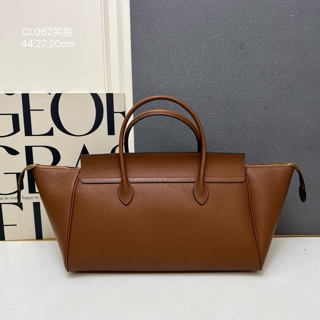 Celine BIG SMILE LUGGAGE IN Natural Supple Calfskin GOLDEN TAN High