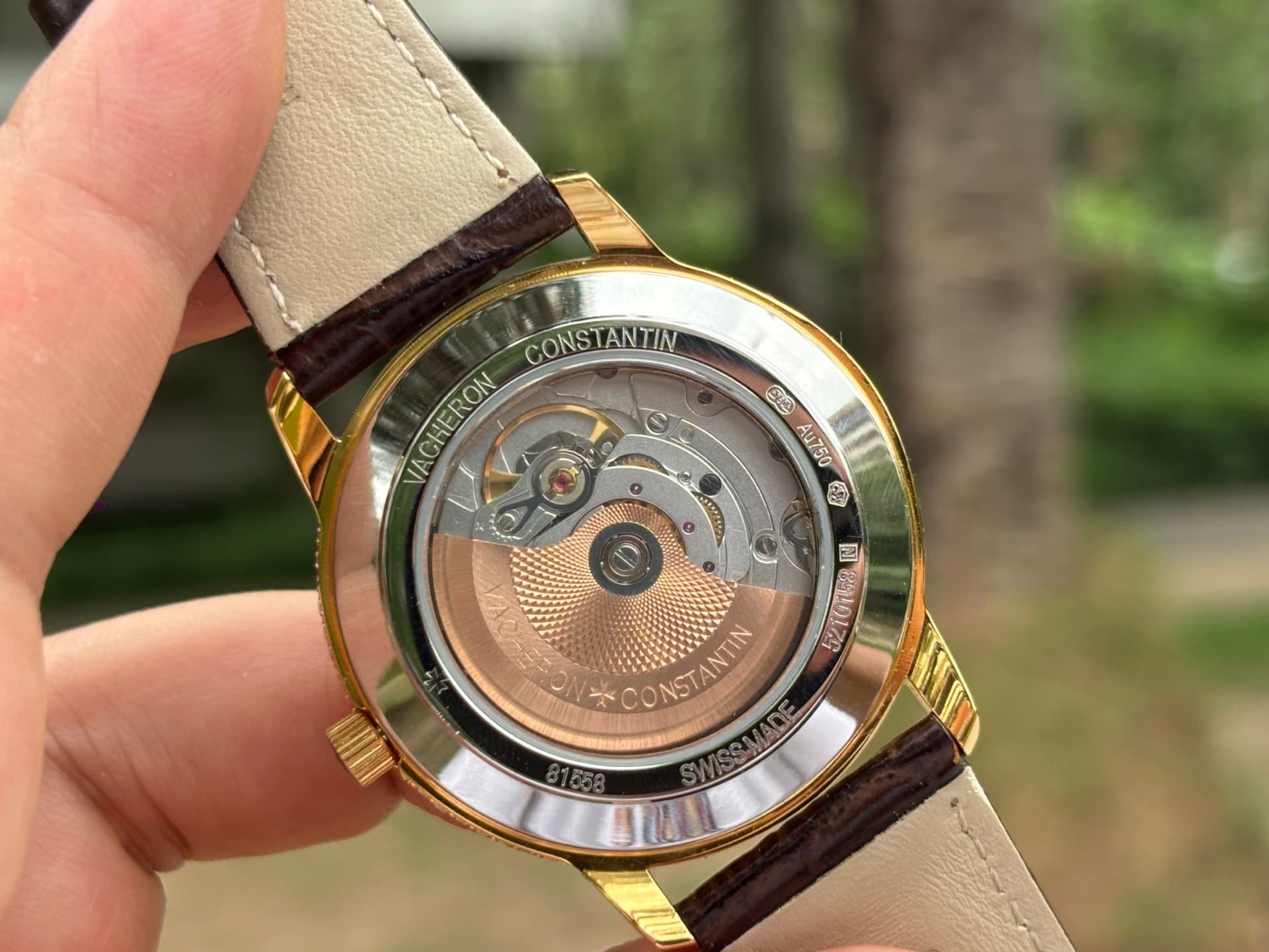 Vacheron Constantin Patrimony Watch with Pavé Diamond Dial Set TOP
