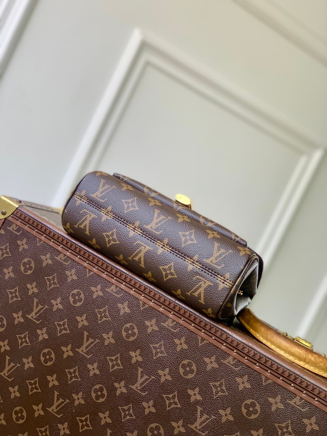 Louis Vuitton Saint Germain BB bag in Monogram canvas M27067 cherry wine High