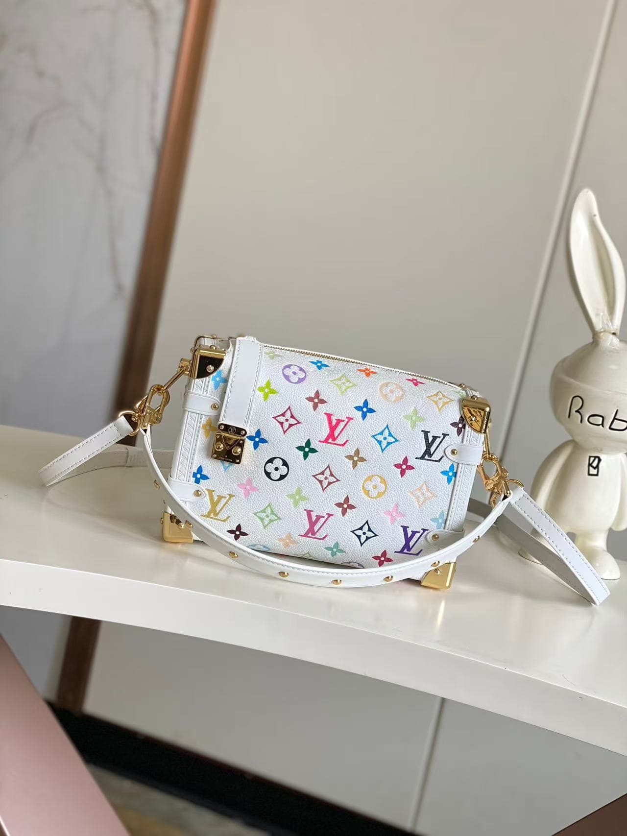 Louis Vuitton x Murakami Side Trunk MM Cowhide M14046 High