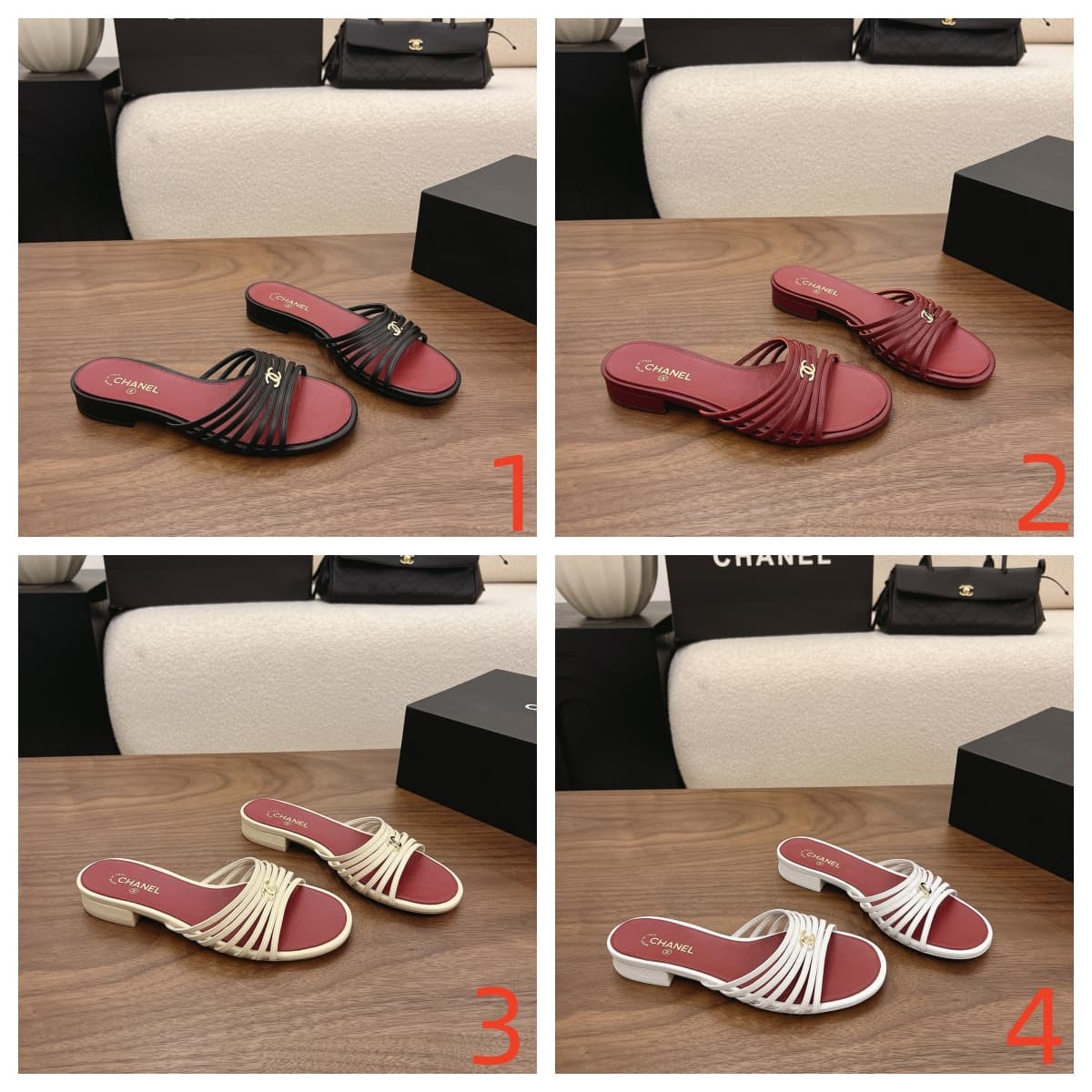 Chanel Heeled Sandal Shoes Women