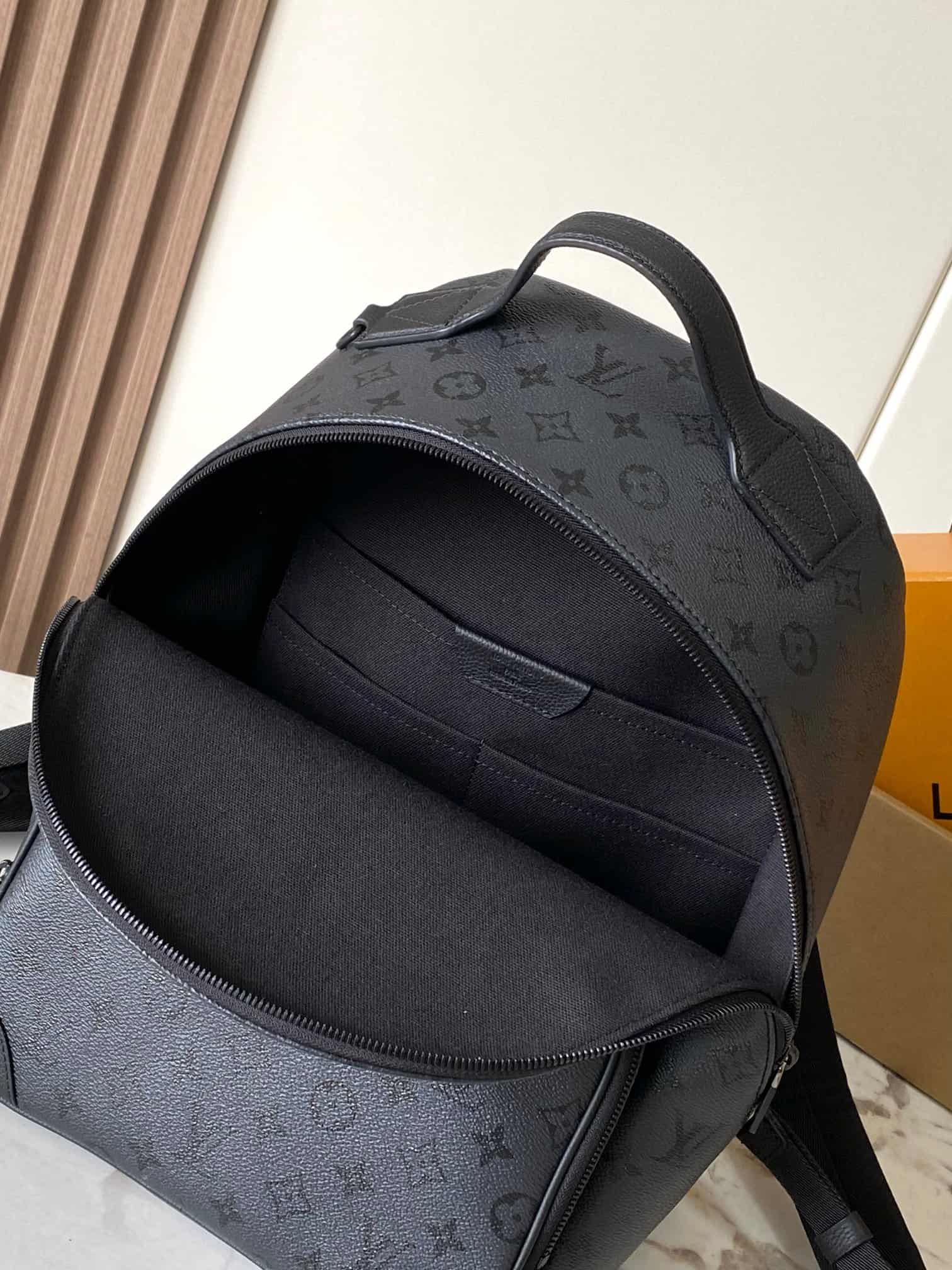 Louis Vuitton Discovery Cargo Backpack Black Monogram Midnight coated canvas M26765 TOP