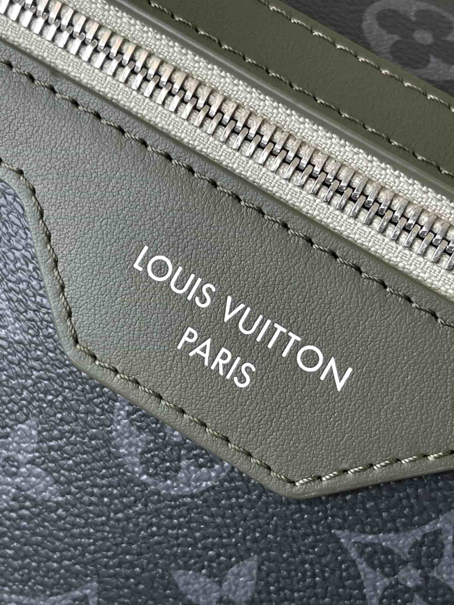 Louis Vuitton Courrier Messenger Khaki Green Monogram Eclipse coated canvas M28629 TOP