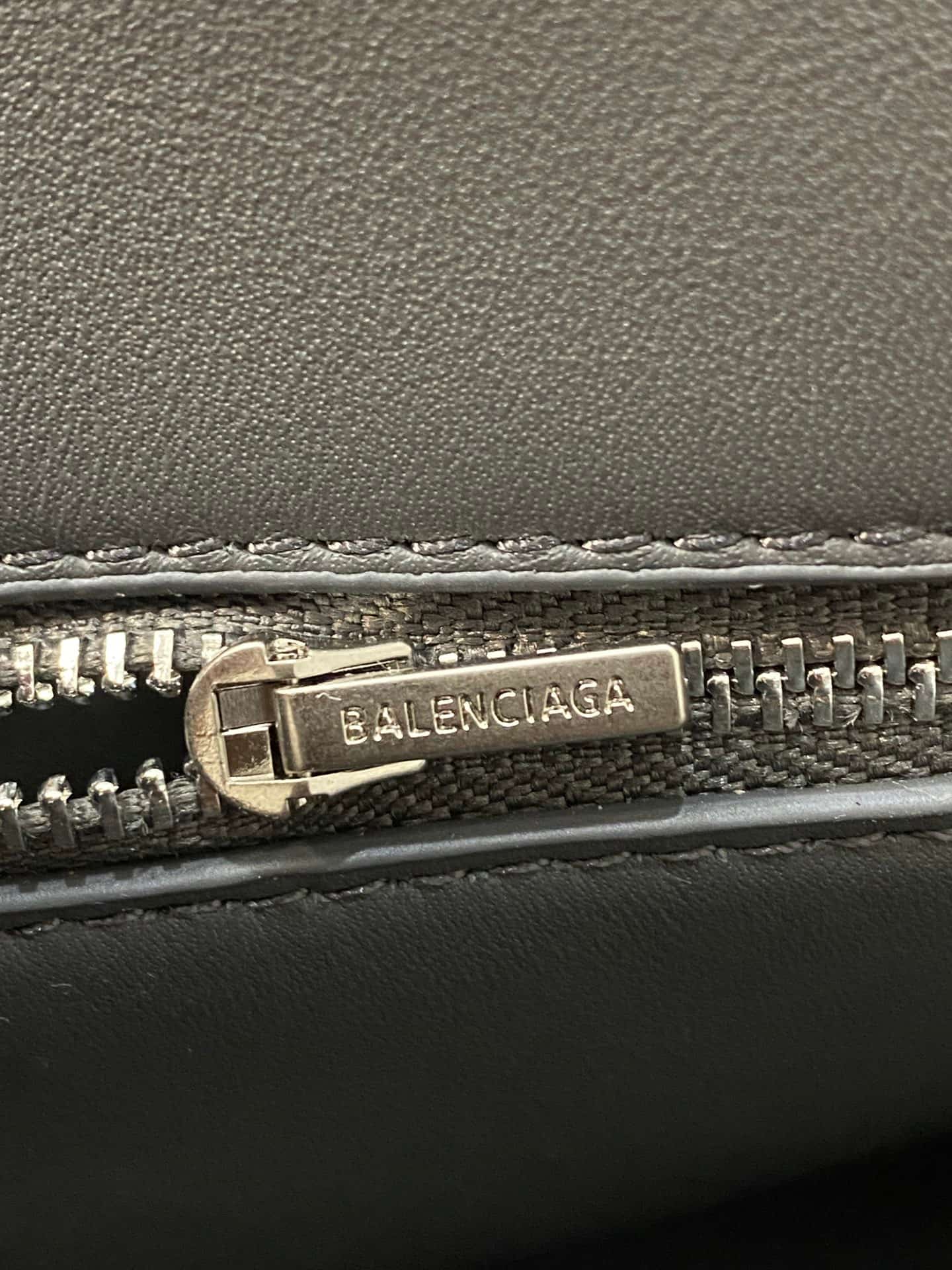 Balenciaga Rodeo Large Bag in Grey Leather With Silver-Tone Metal TOP