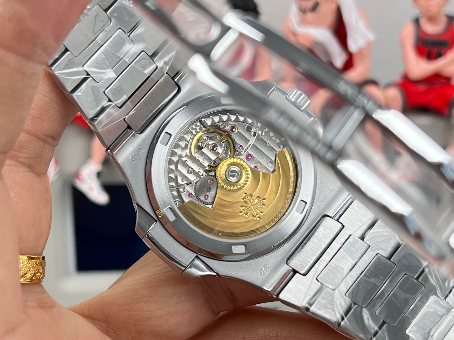 Patek Philippe Nautilus with Paved Diamond TOP