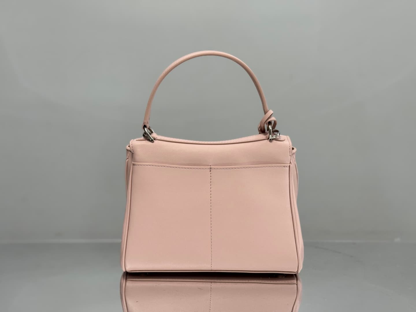 Balenciaga Rodeo Mini Bag in Pink Leather With Silver-Tone Metal TOP