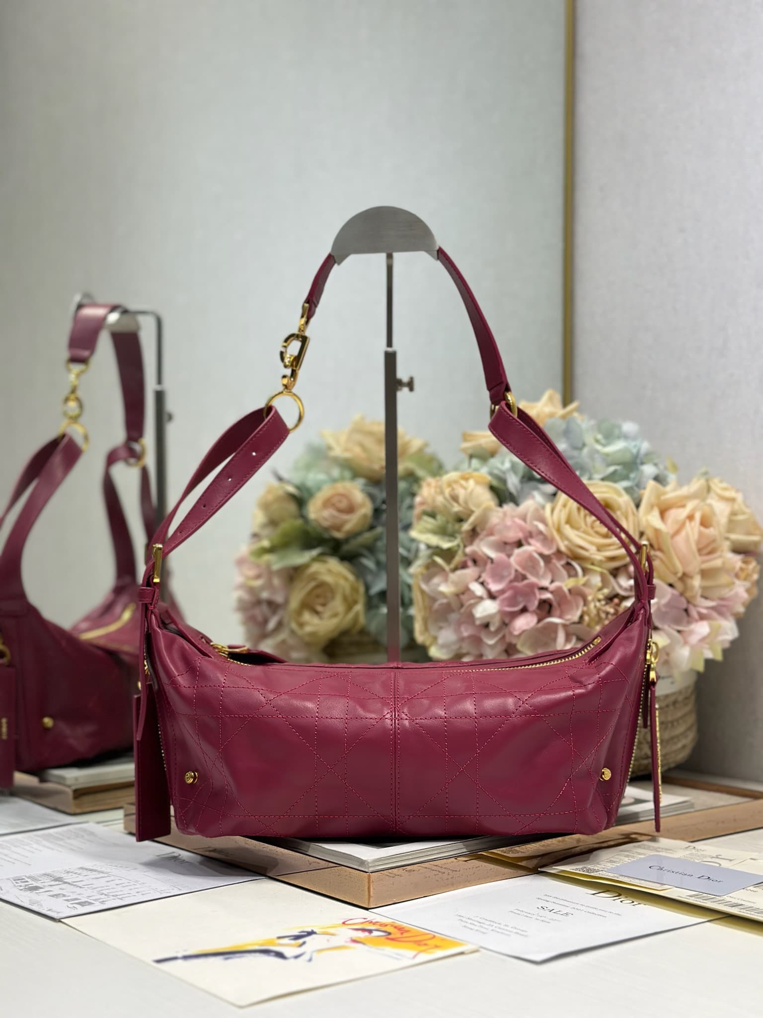 Small D-Journey Bag in Smooth Calfskin High