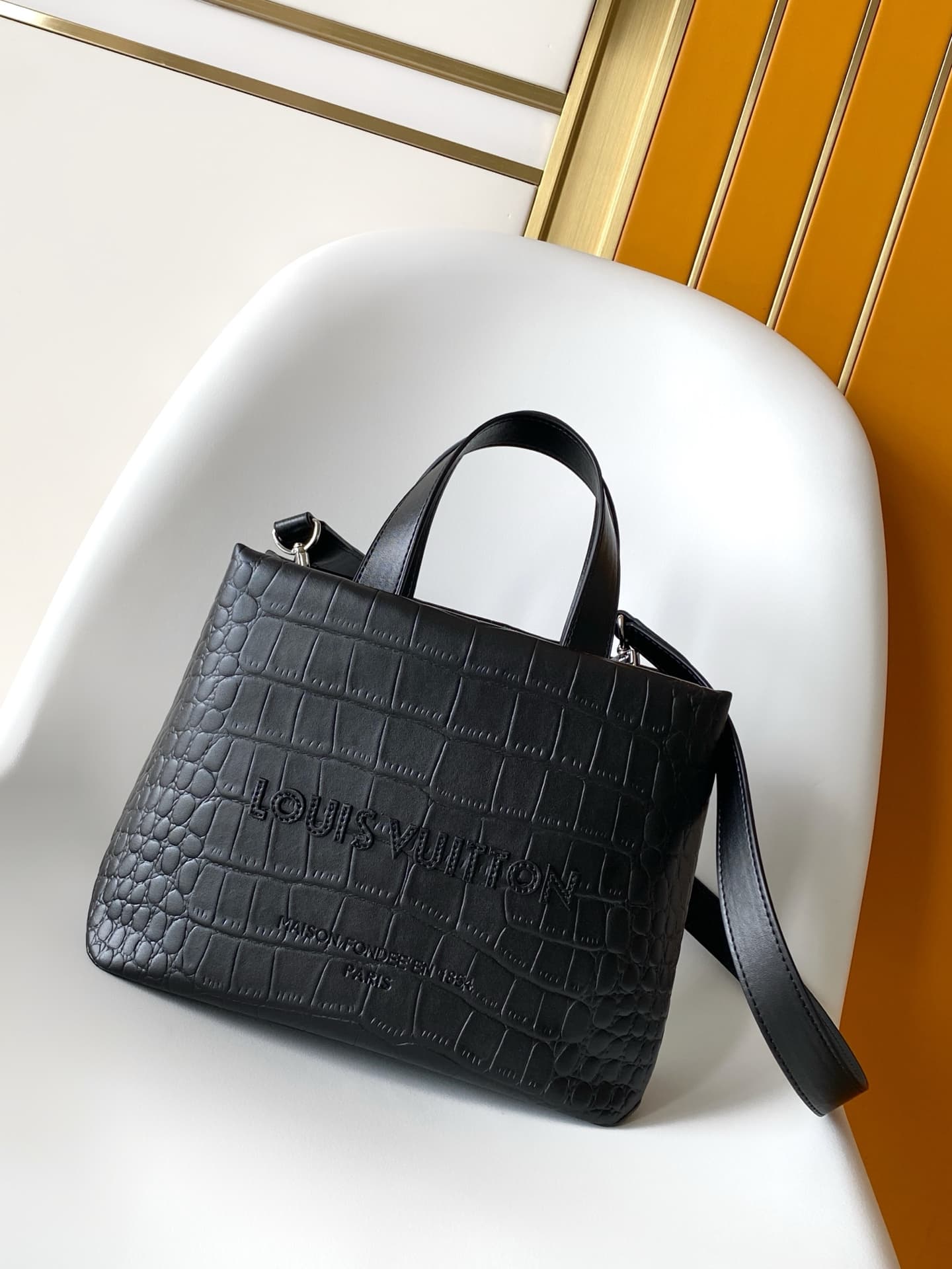 Louis Vuitton Mini Shopper Tote Alligator leather M13922 High