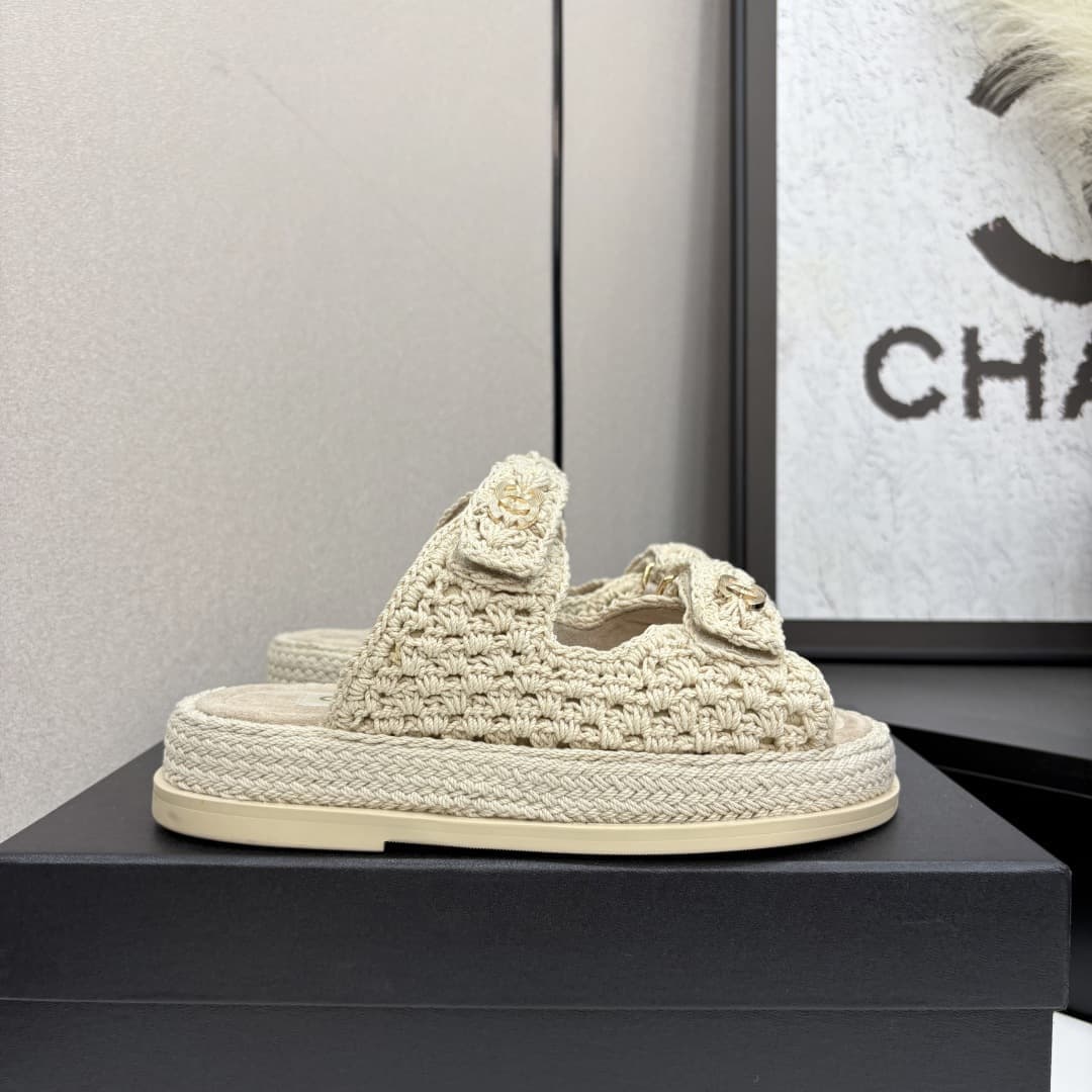 Chanel Sandro Suede Sandal Shoes Women