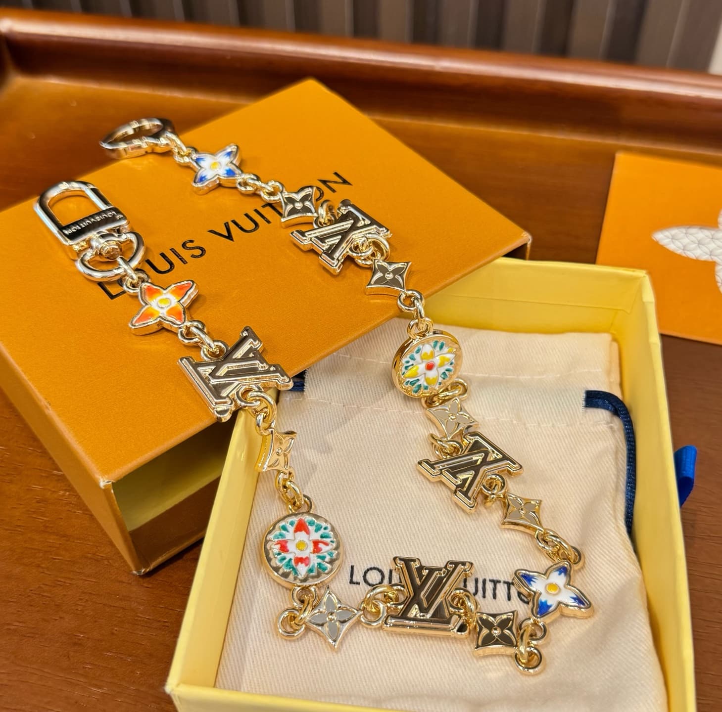 Louis Vuitton Monogram Flower Chain Belts M03670