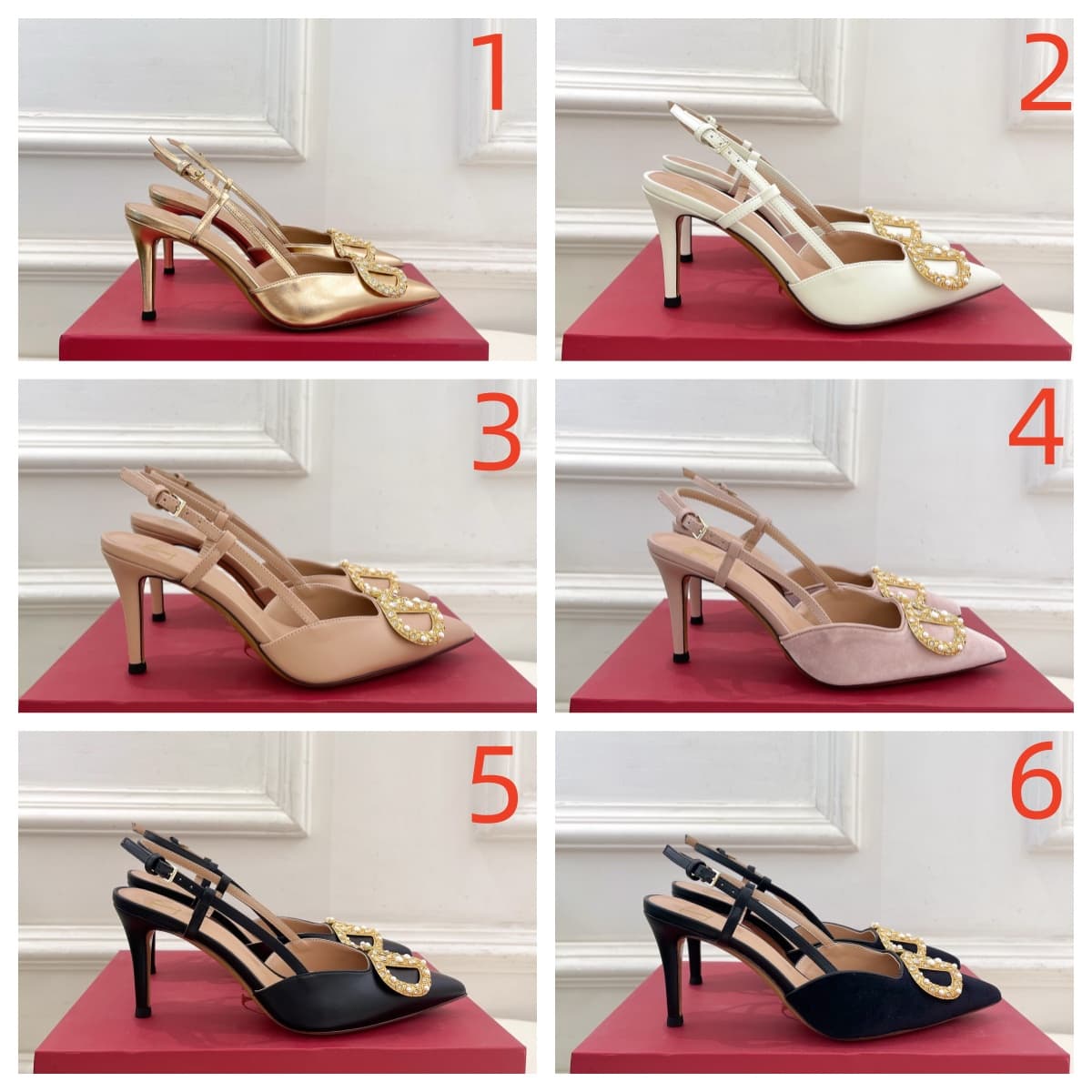 Valentino Garavani VLogo Signature Slingback Pumps