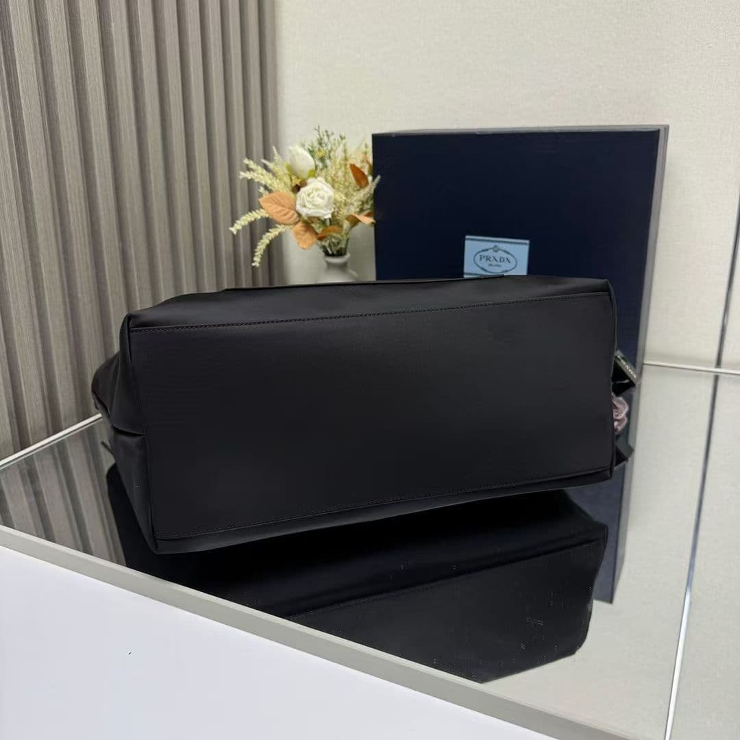 Prada Re-Nylon Tote Bag Black High