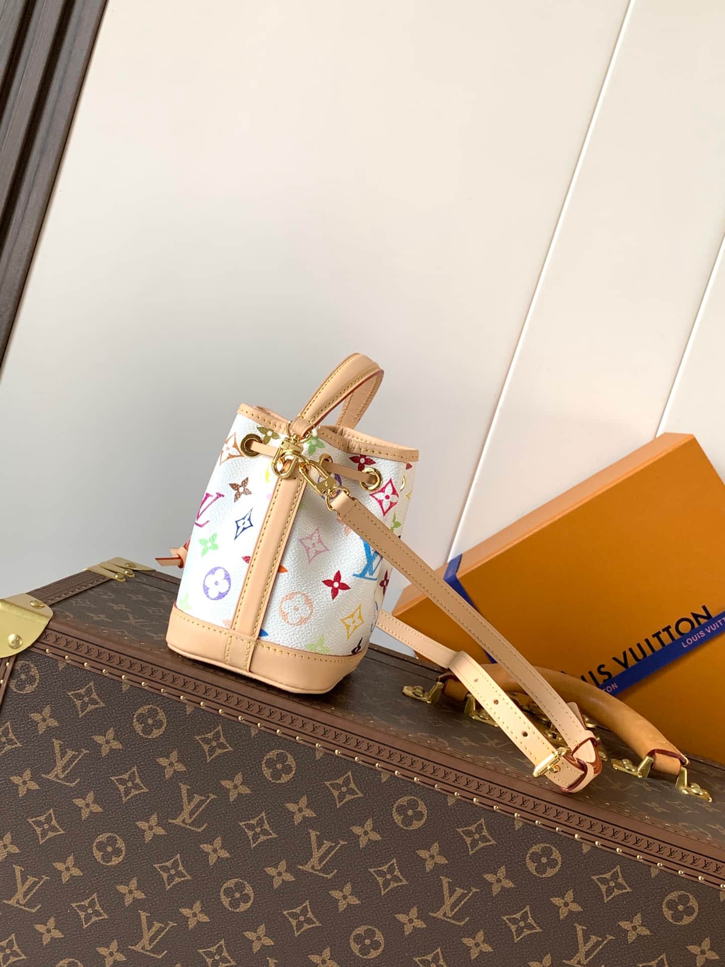 Louis Vuitton x TM Nano Noé Multicolor/White Monogram Coated canvas M27493 High