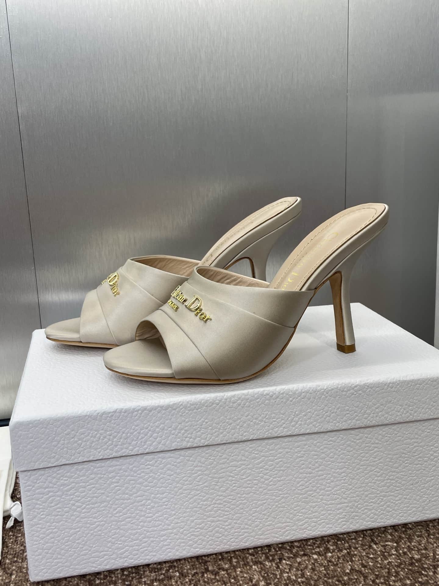 Dior My Dior Heeled Slide Shoes Women