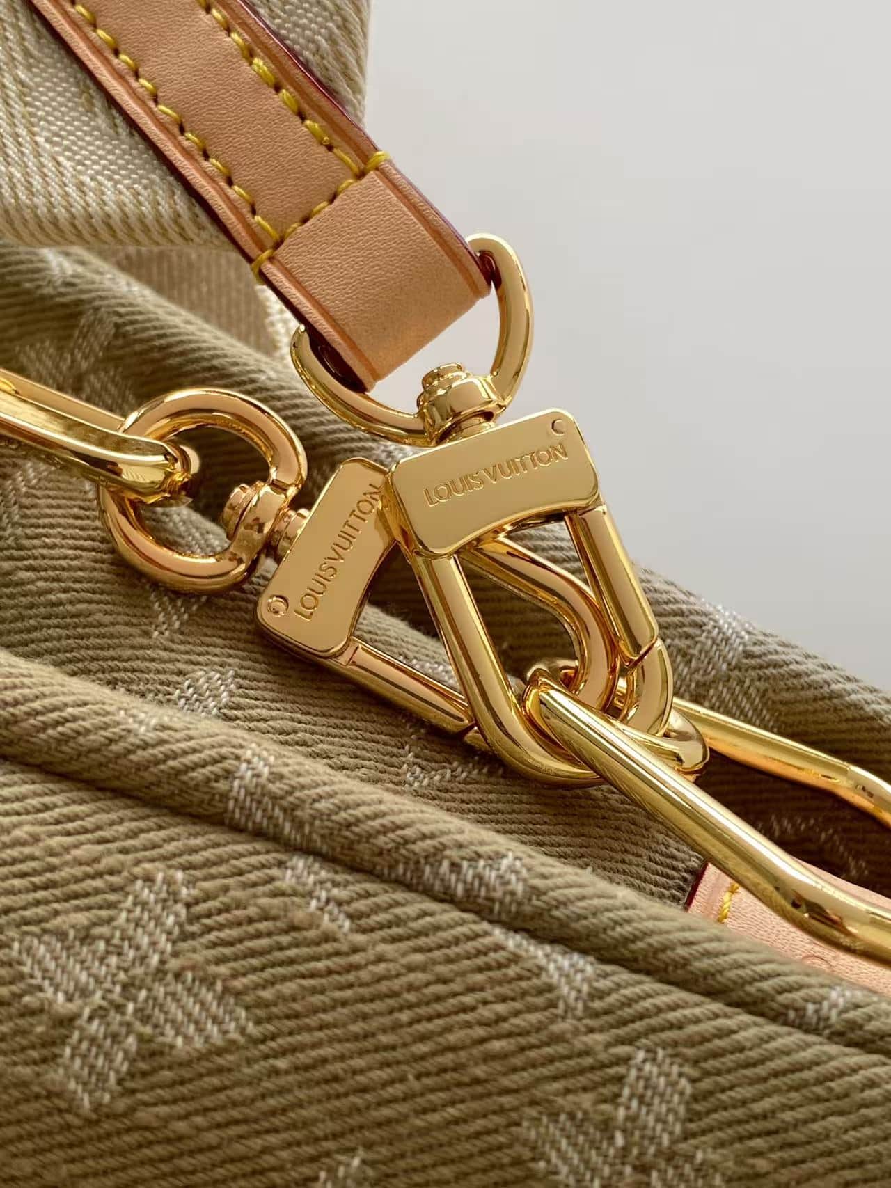 Louis Vuitton Coussin PM Khaki Denim GOTS certified cotton M28360 High