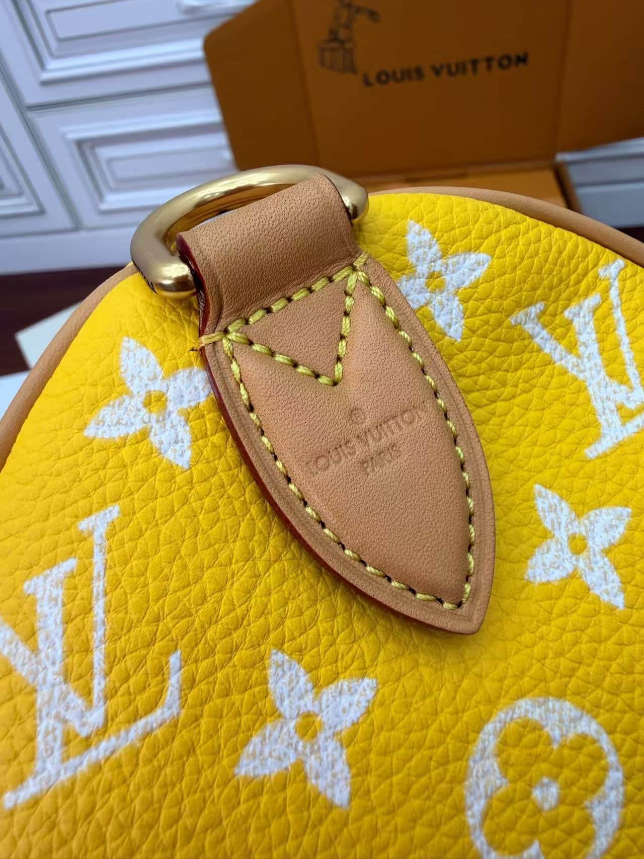 Louis Vuitton Speedy P9 Bandoulière 25 Lemonade Yellow Calf leather M13902 TOP