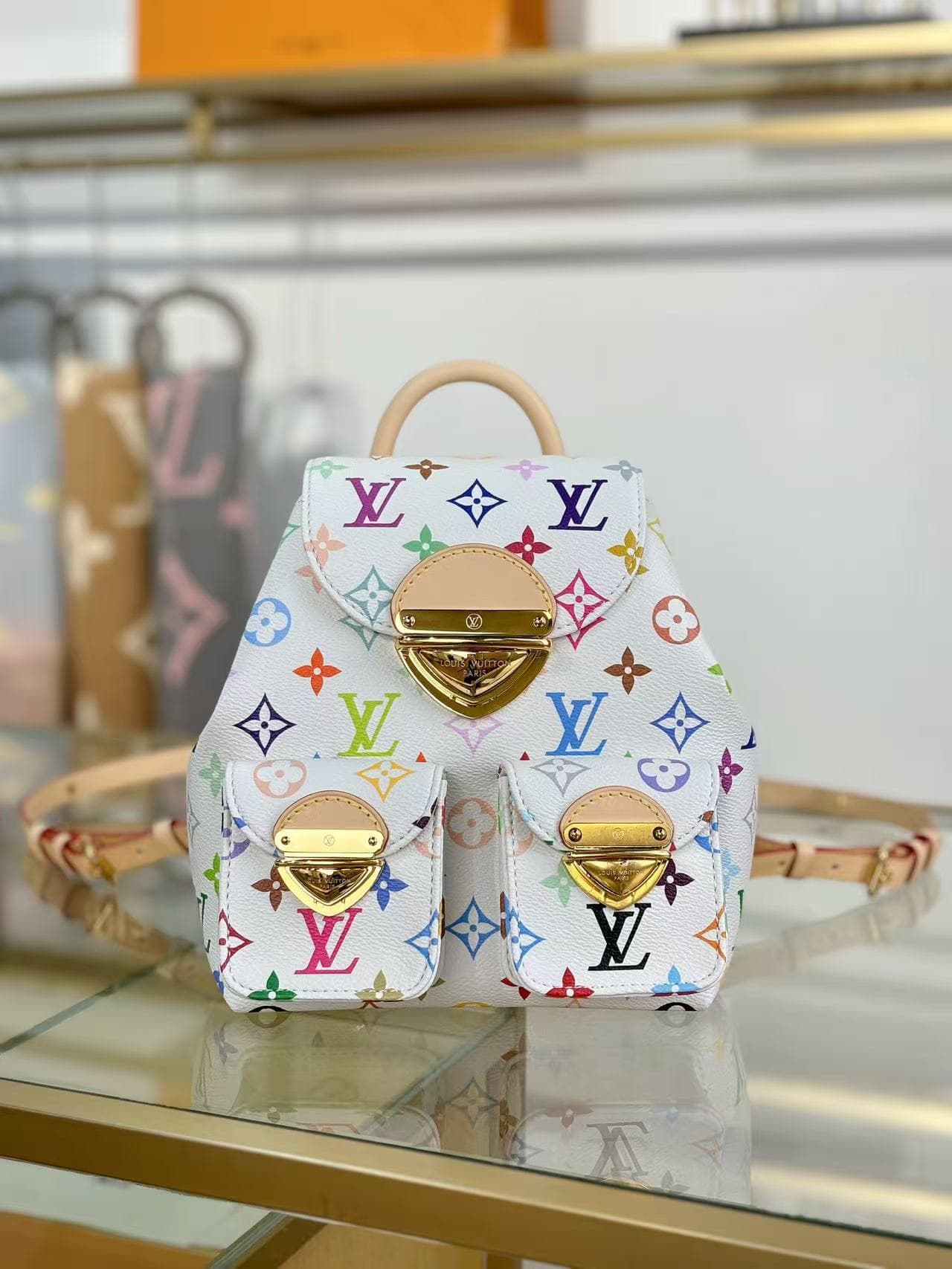 Louis Vuitton x Murakami Venice Backpack Monogram coated canvas M13081 High