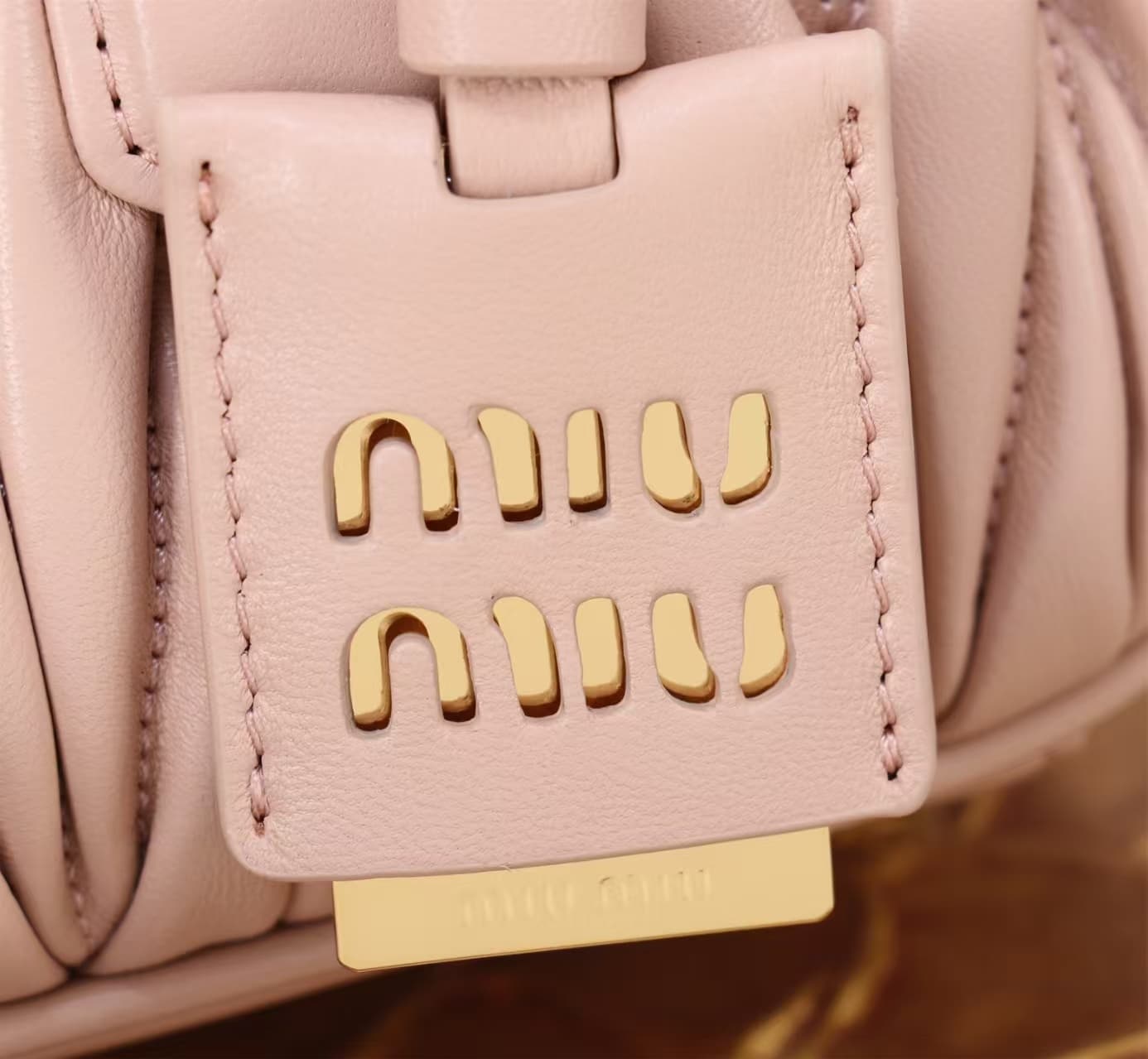 Miu Miu Arcadie matelassé nappa leather bag High