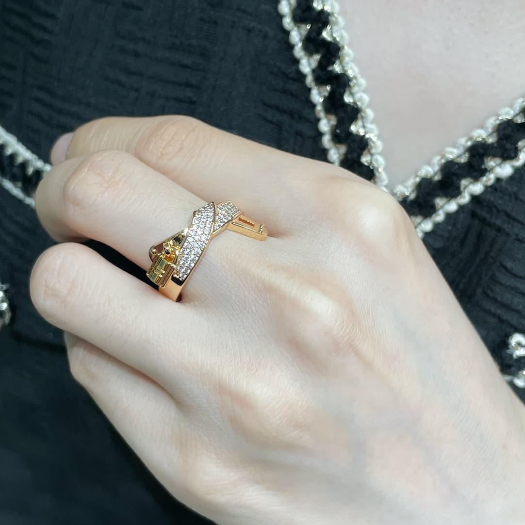 Hermès Kelly Gavroche Ring V-Gold High