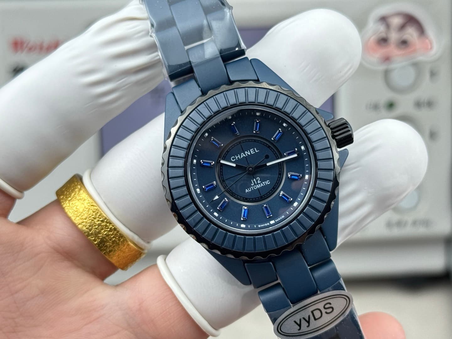 Chanel J12 Matte Blue Ceramic Watch TOP
