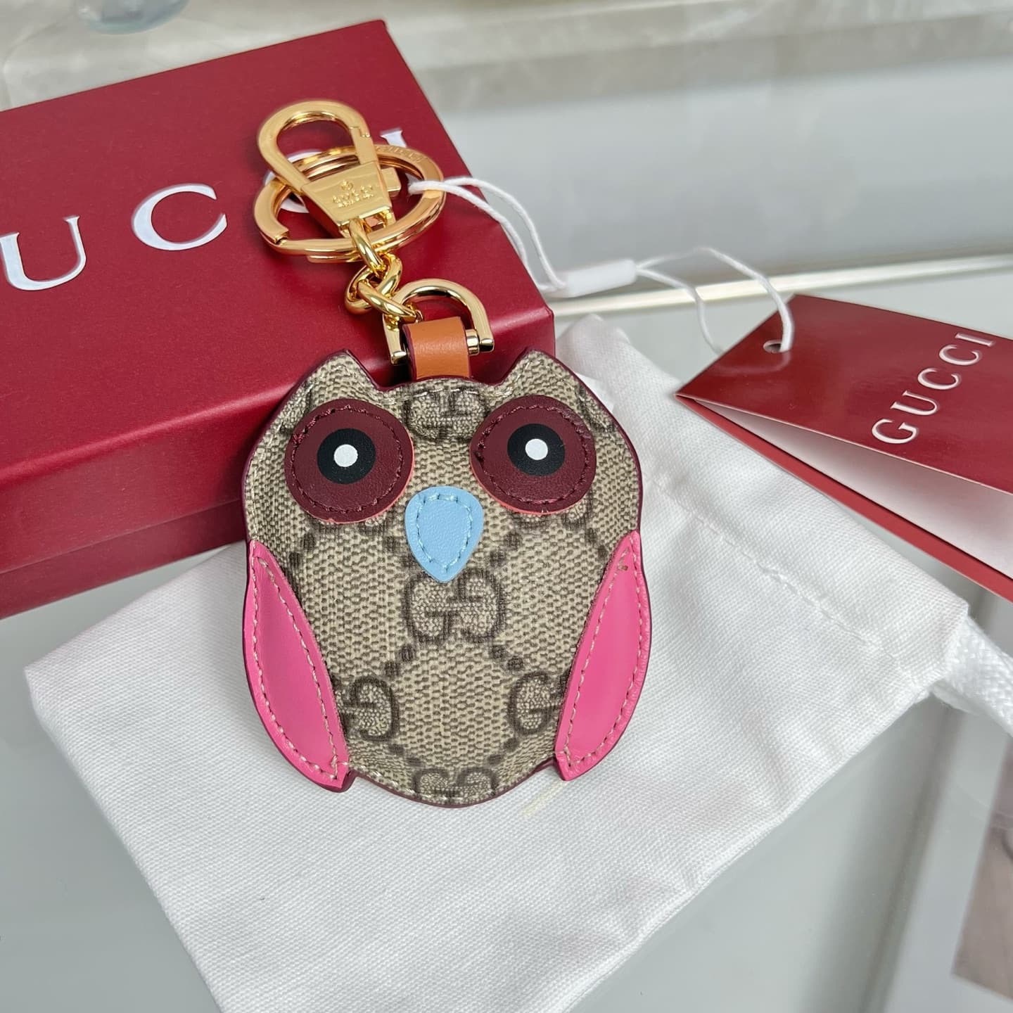 Gucci Owl-shaped bag charm