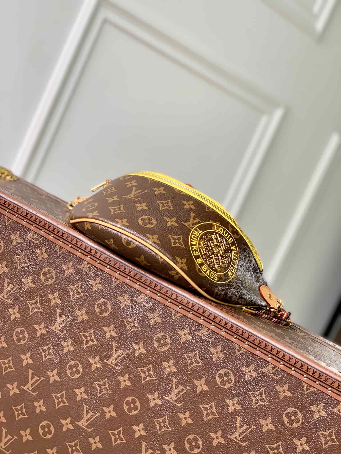 Louis Vuitton Bumbag Monogram Yellow Coated canvas M27237 High