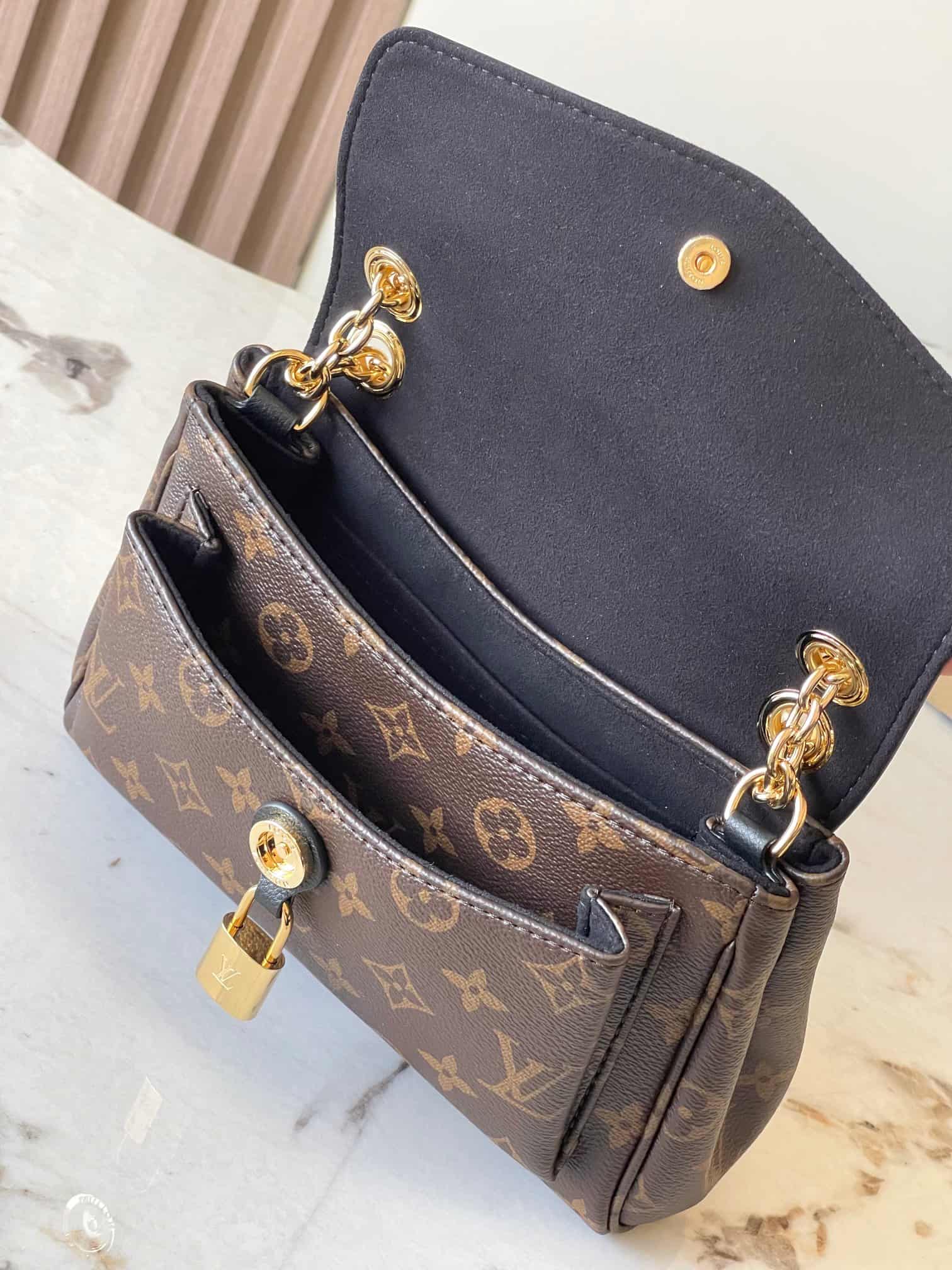 Louis Vuitton Saint Germain BB Monogram/Black Leather and coated canvas M26398 TOP