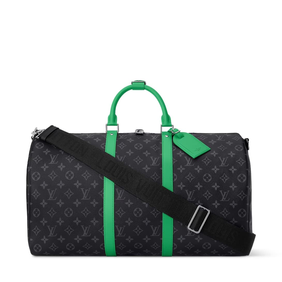 Louis Vuitton Keepall Bandoulière 50 Black Monogram Eclipse coated canvas M26434 TOP