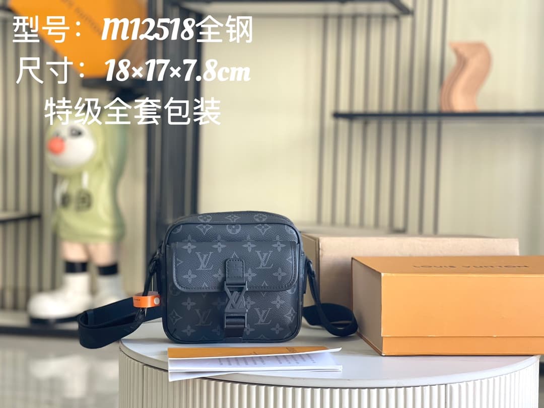 Louis Vuitton Getaway Messenger Monogram Eclipse coated canvas M12518 TOP