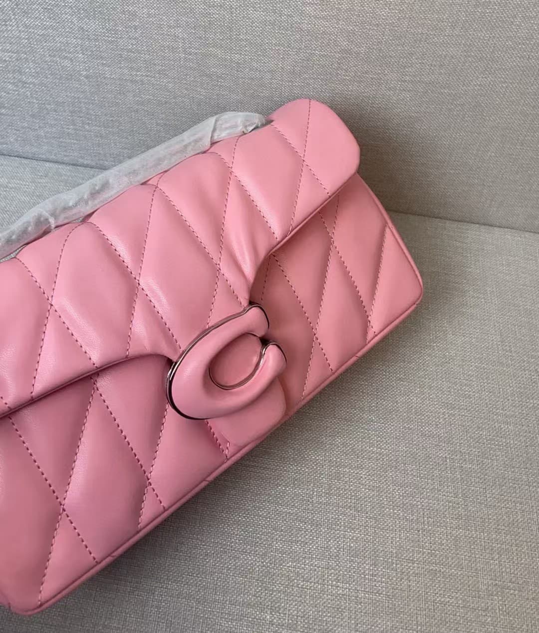 Coach Tabby Chain Crossbody Bag 19 With Quilting High