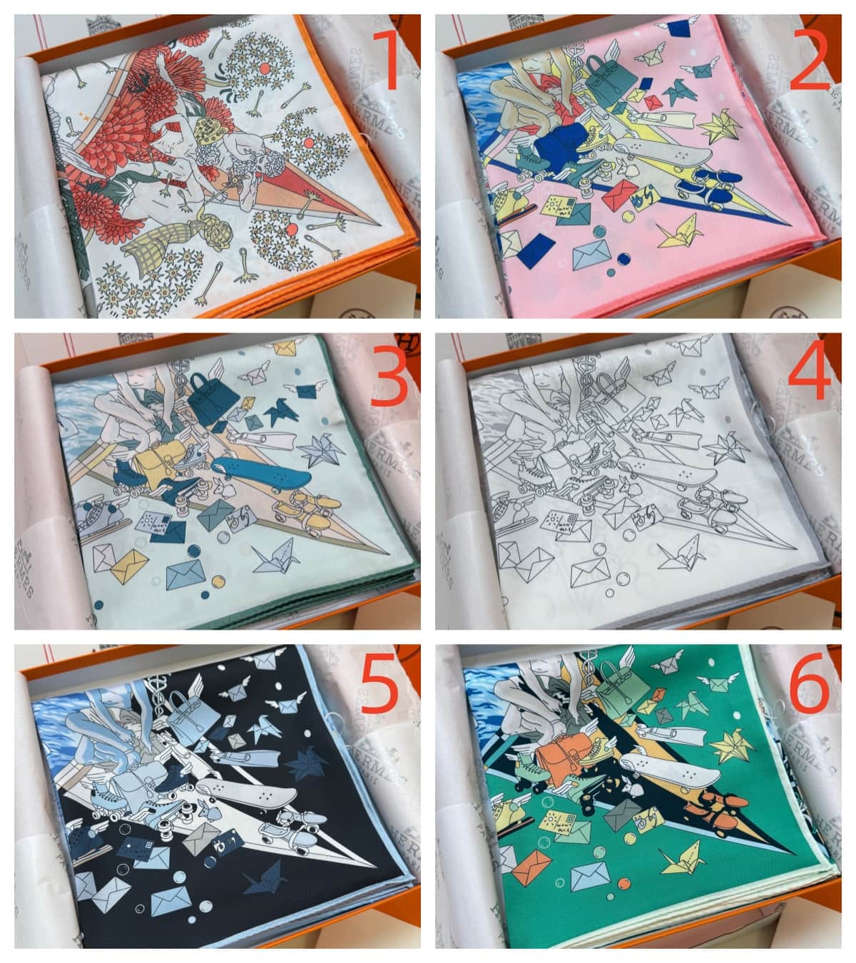 Hermes Silk Flagship Scarf 90