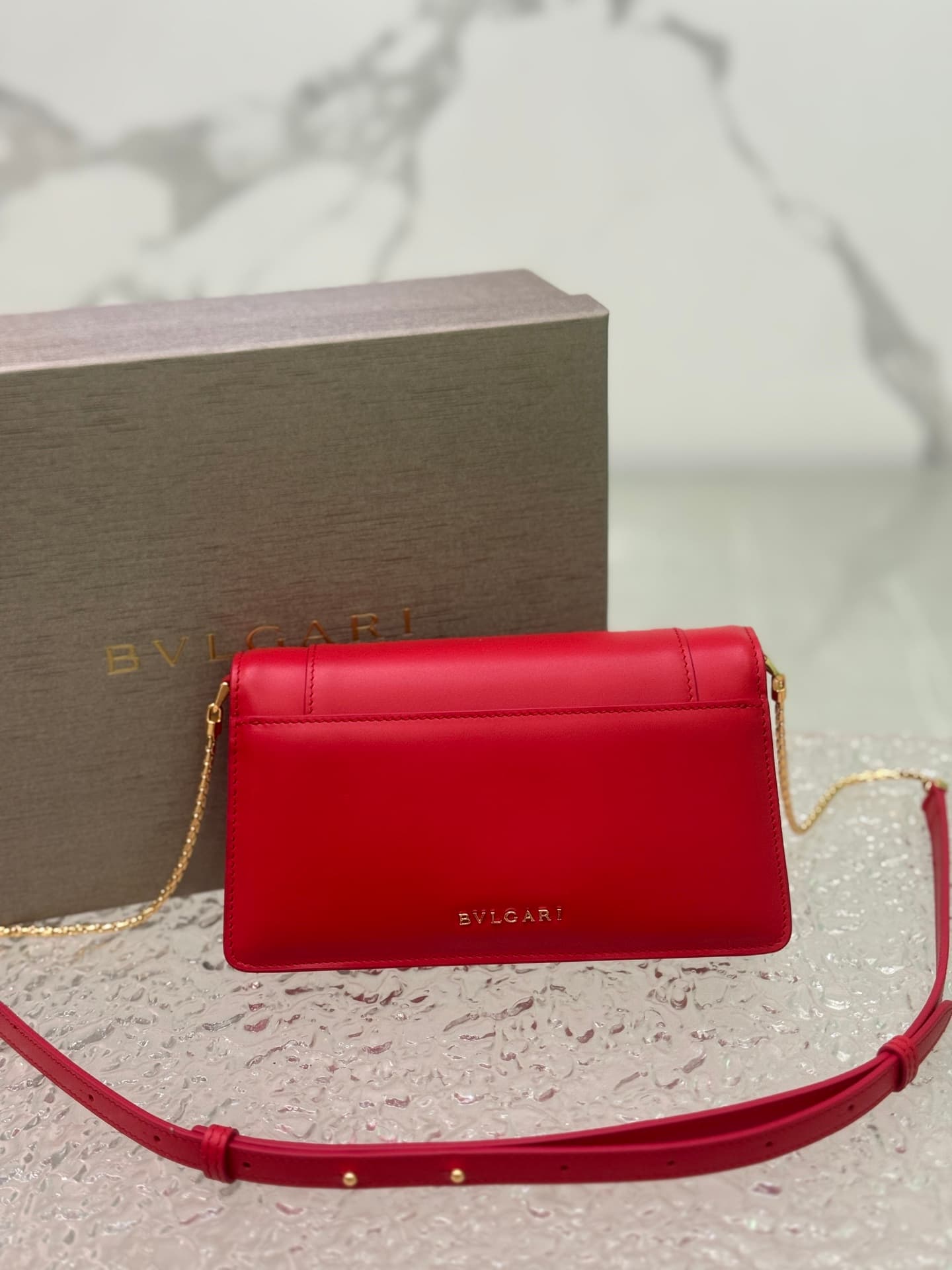 Bvlgari Serpenti Forever shoulder bag 294650 red High