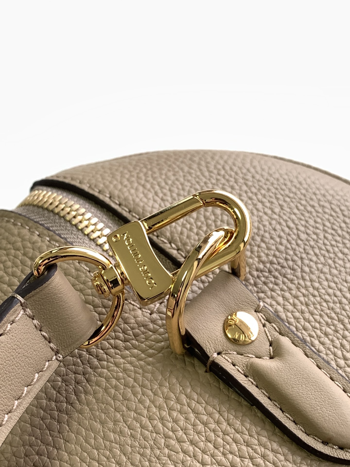 Louis Vuitton Speedy Bandoulière 25 Bag Tourterelle Embossed grained cowhide leather M59273 High