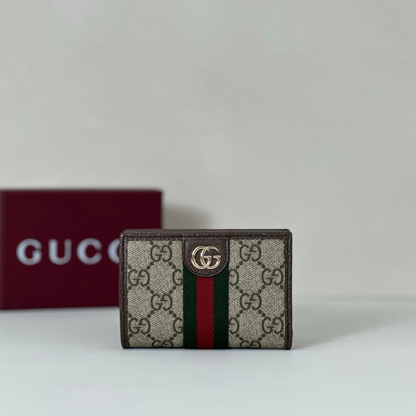 Gucci Ophidia small wallet Coffee 838468 High