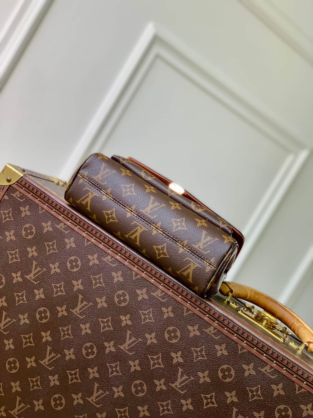 Louis Vuitton Saint Germain BB bag in Monogram canvas M27066 Brown High