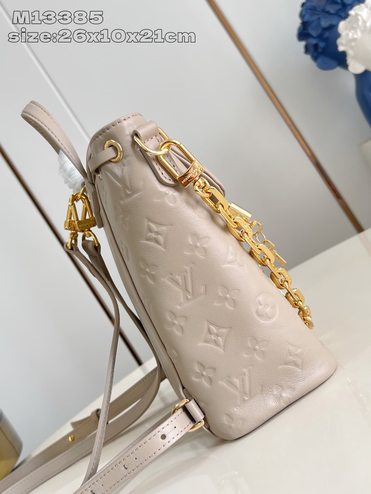 Louis Vuitton Coussin Backpack PM Monogram embossed Lambskin M13358 High