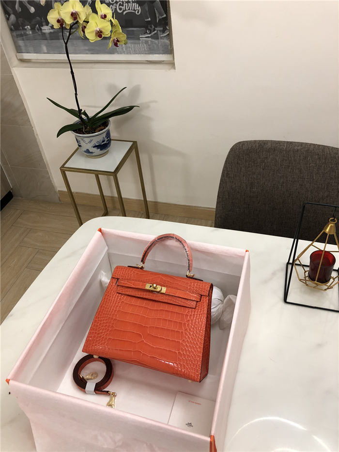 Hermes Kelly 25/28/32cm Retourne Bag Togo Leather In bleu obscur WAX High