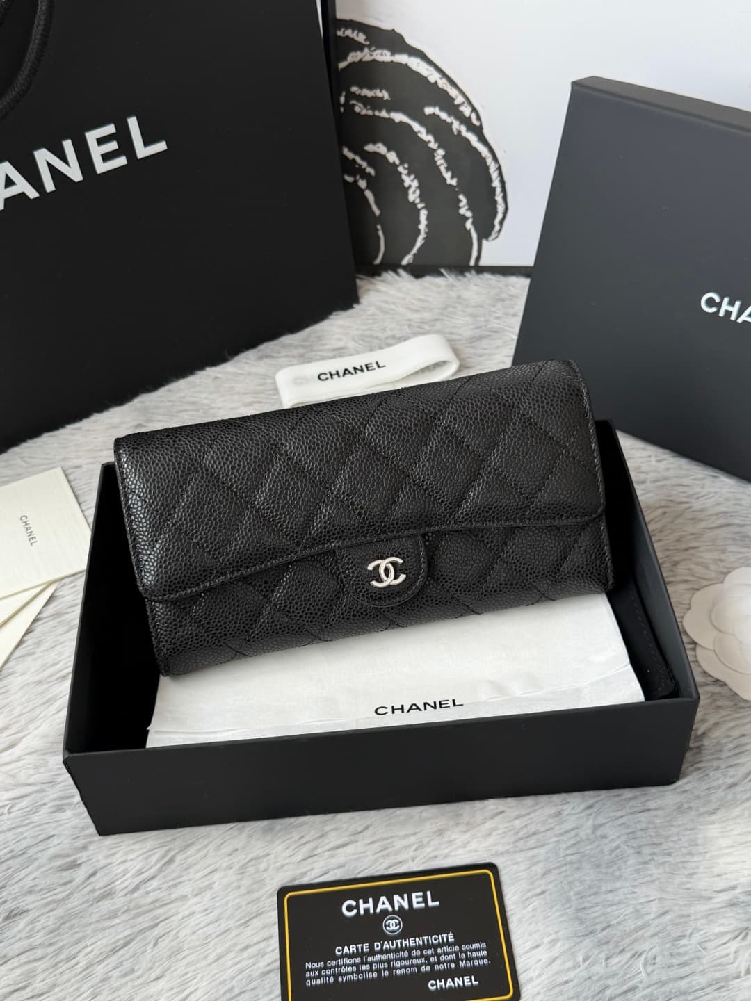 Chanel Classic Flap Long Wallet A80758 A