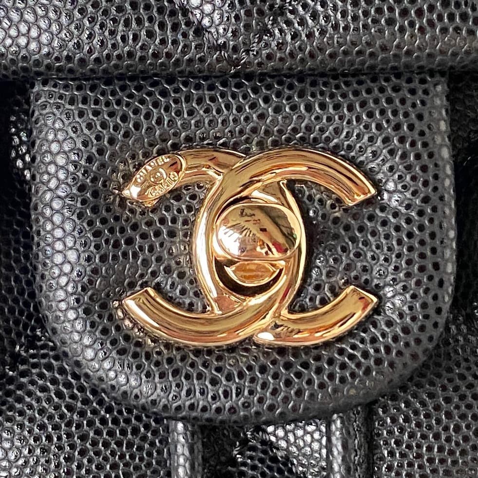 Chanel Urban Spirit Backpack Grained Calfskin & Gold-Metal AS4059 Black A