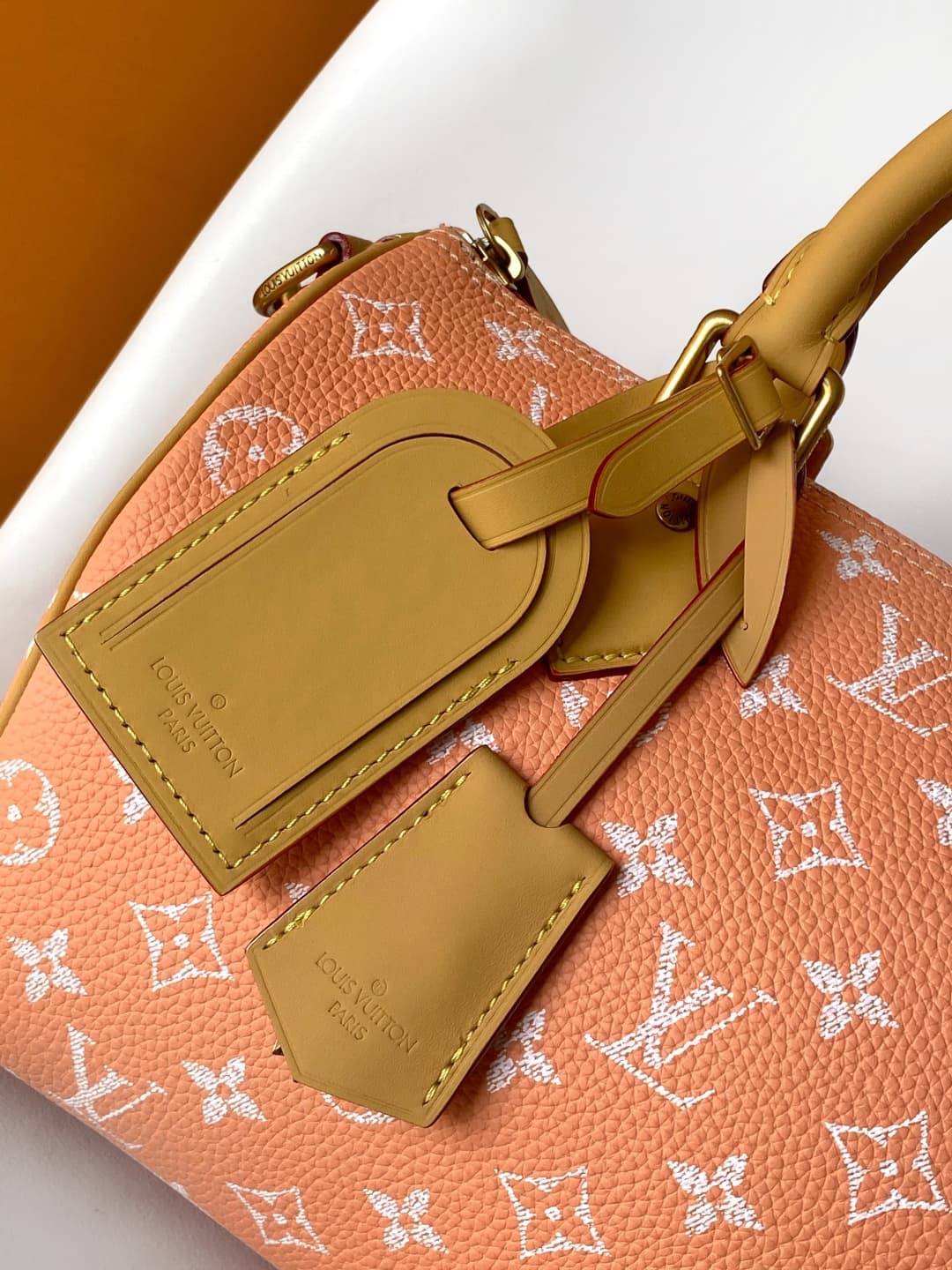 Louis Vuitton Speedy P9 Bandoulière 25 Summer Peach Calf leather M13912 High