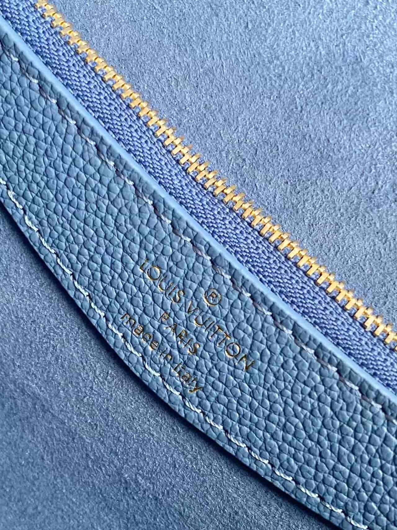 Louis Vuitton Diane Blue Jean Cowhide leather M27362 High
