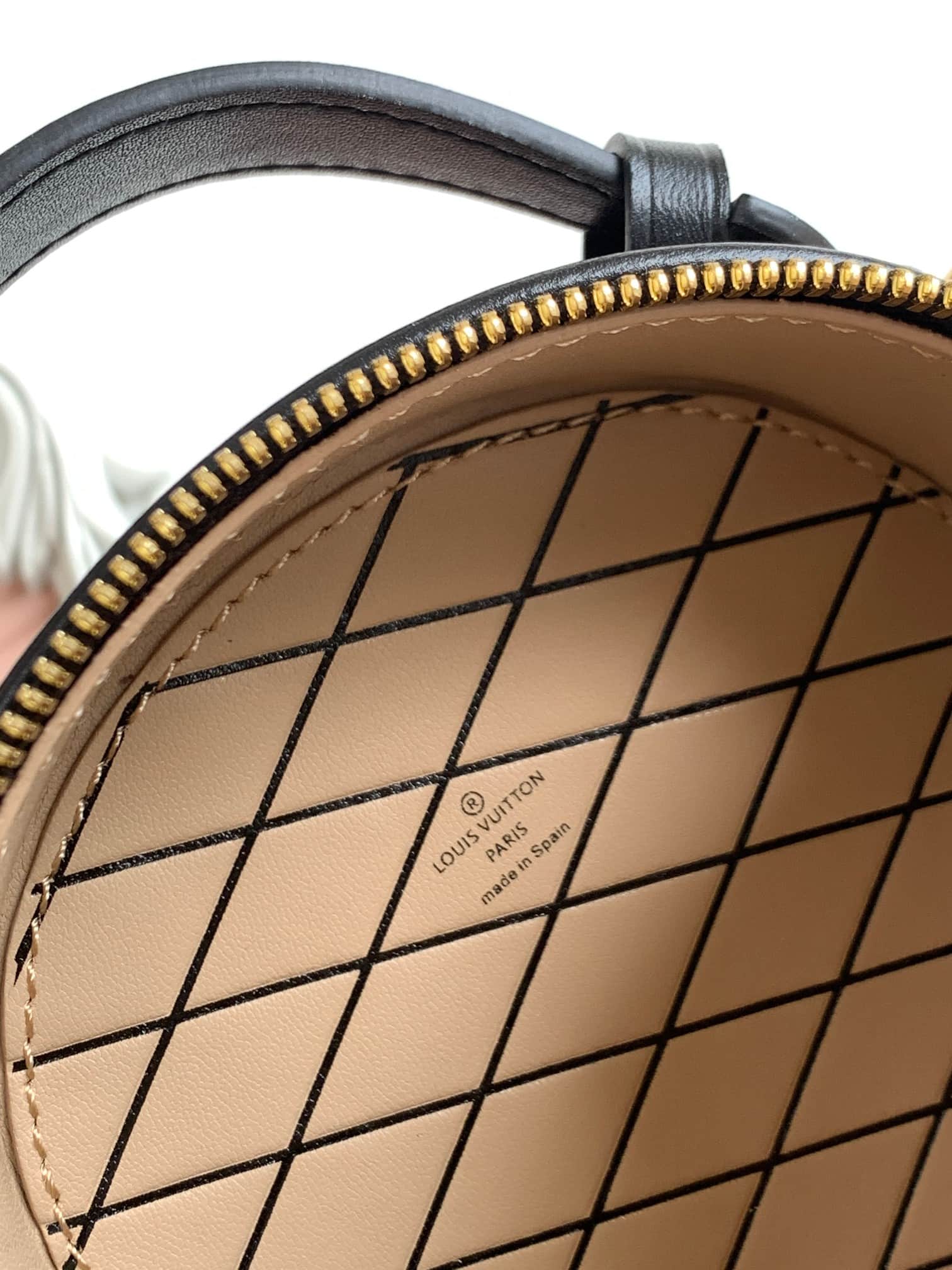 Louis Vuitton Mini Boite Chapeau Monogram Reverse coated canvas M83614 High