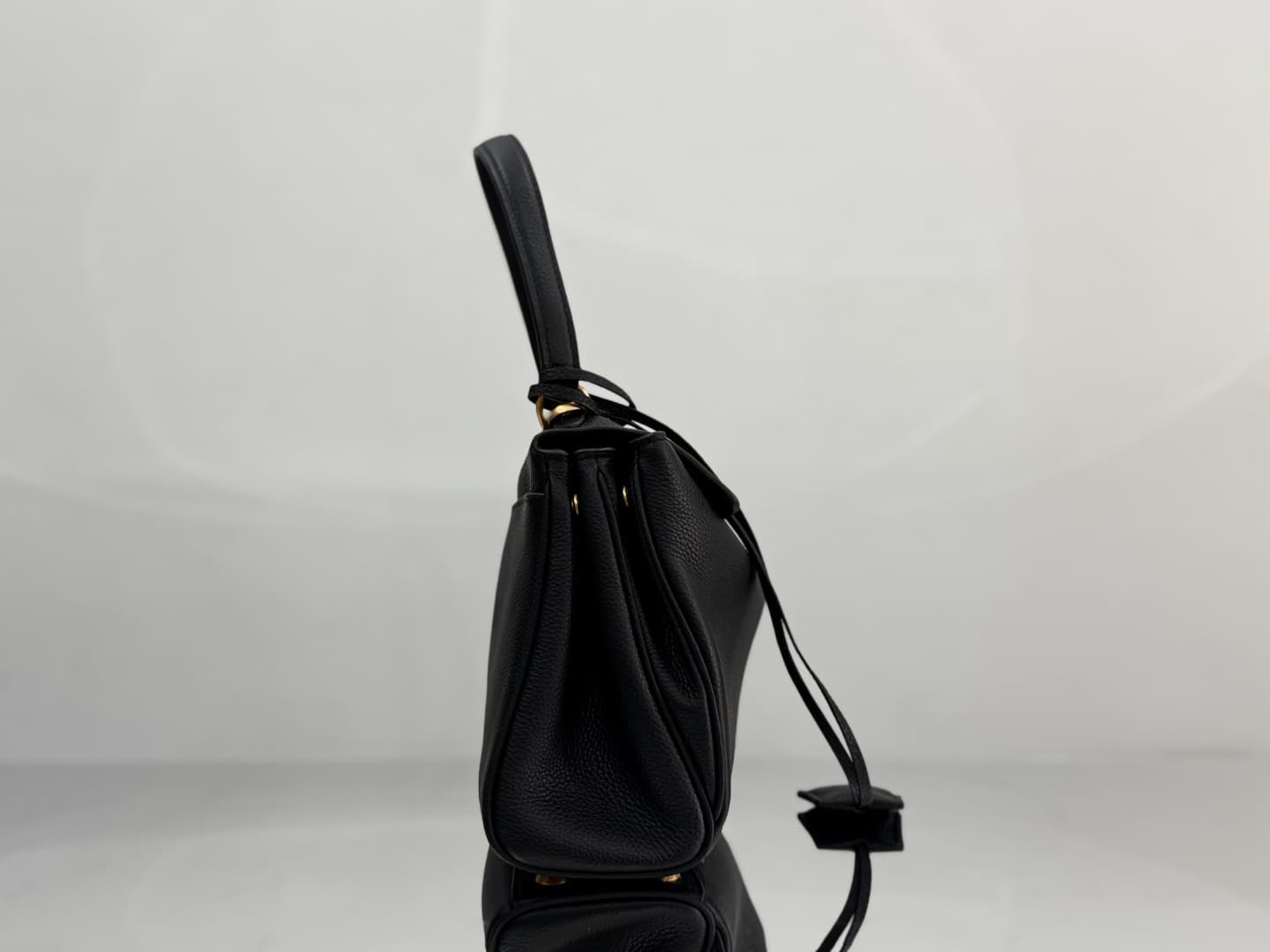 Balenciaga Rodeo Small Bag in Black Leather With Gold-Tone Metal TOP