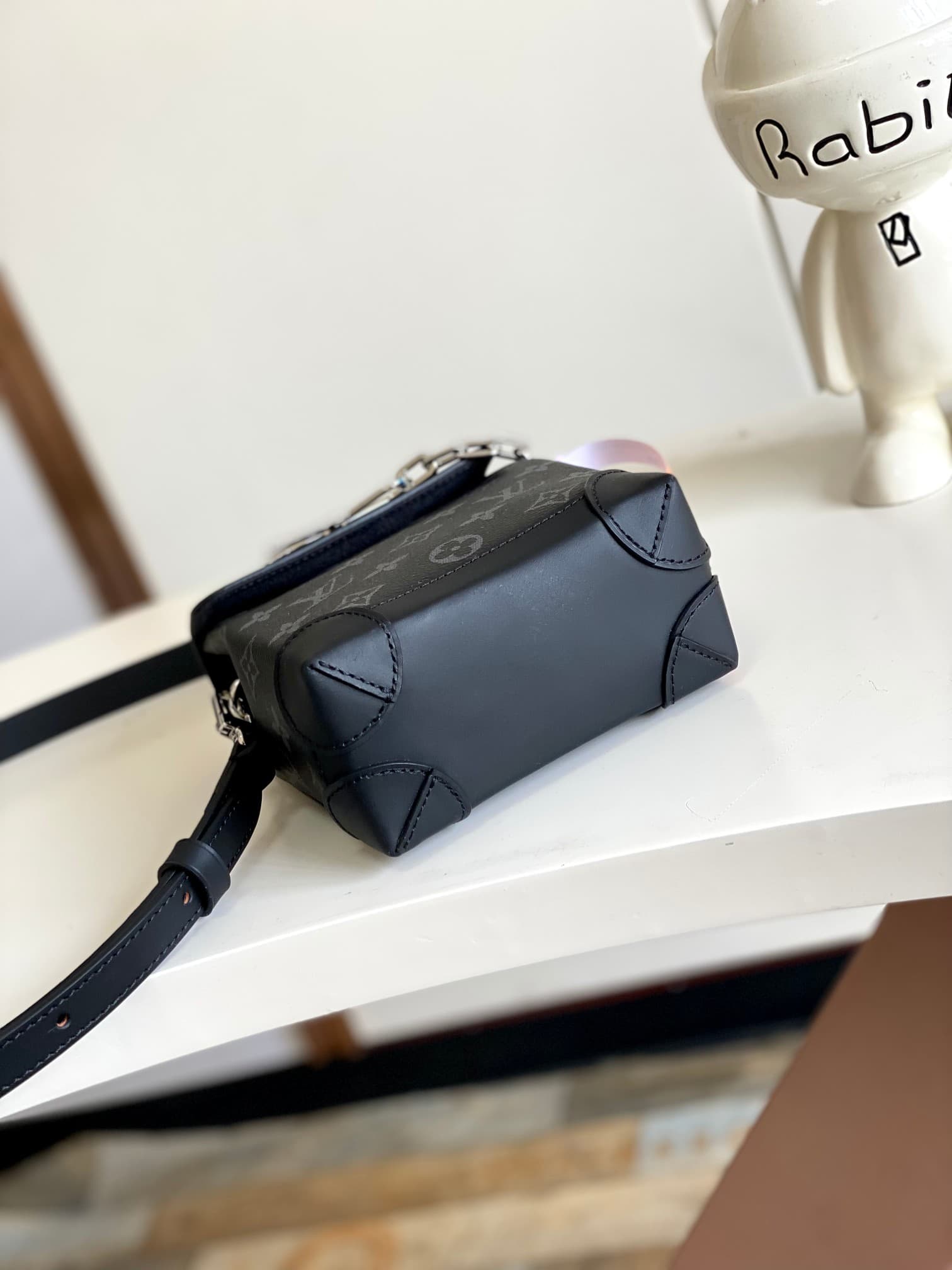 Louis Vuitton Nano Steamer Monogram Eclipse M82774 High