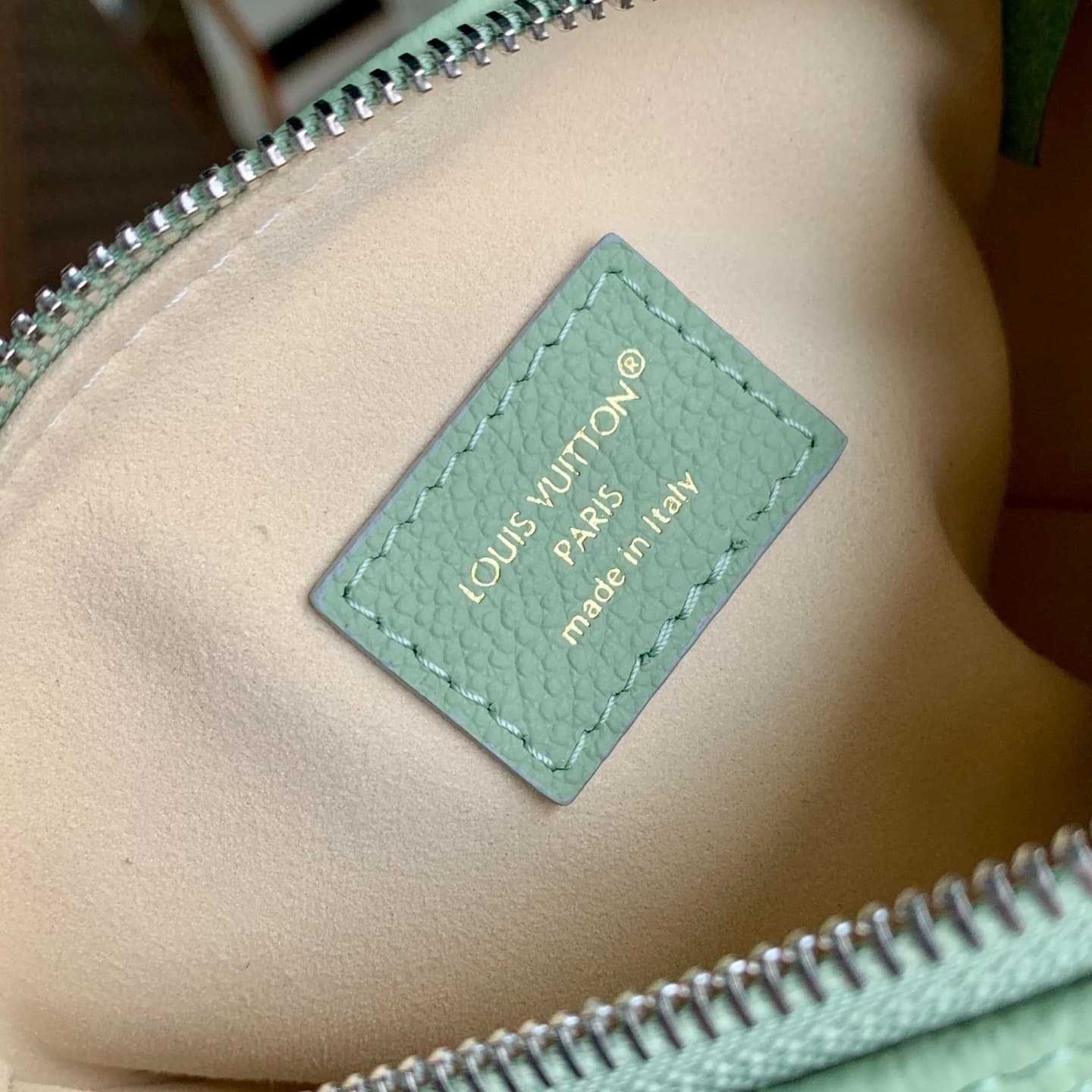 Louis Vuitton Nano Speedy Minty Cowhide leather M2A387 High