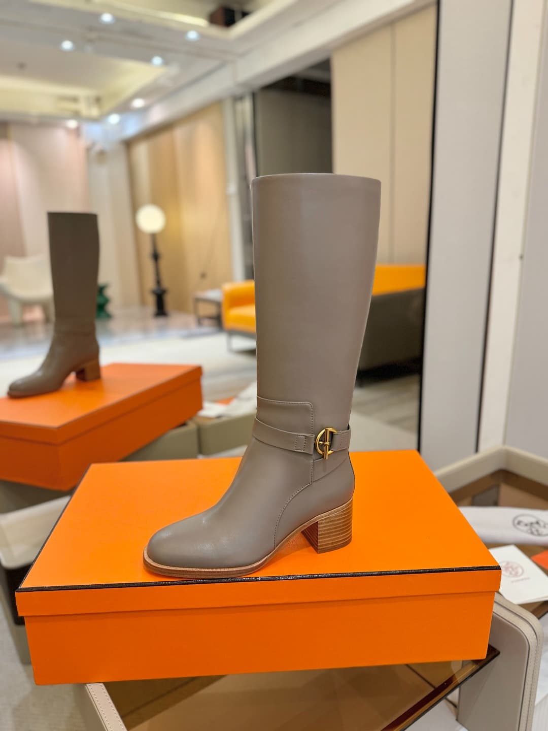 Hermes Justine 50 boot Boots Shoes Women