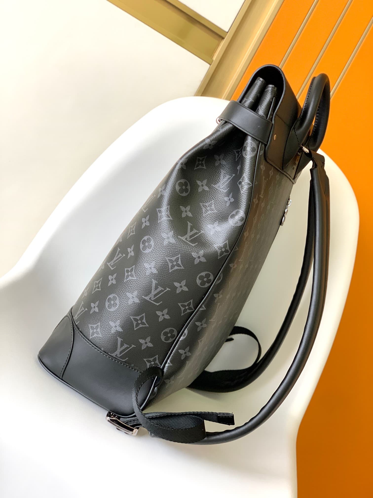 Louis Vuitton Monogram Eclipse Steamer Backpack M44052 High
