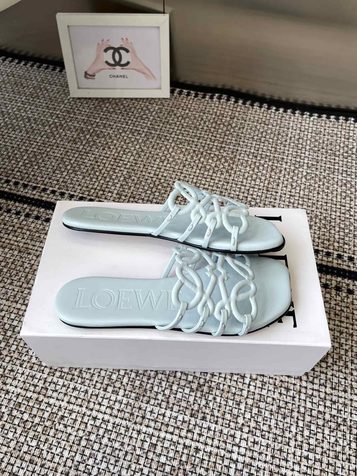 LOEWE Petal Anagram slide Shoes Women