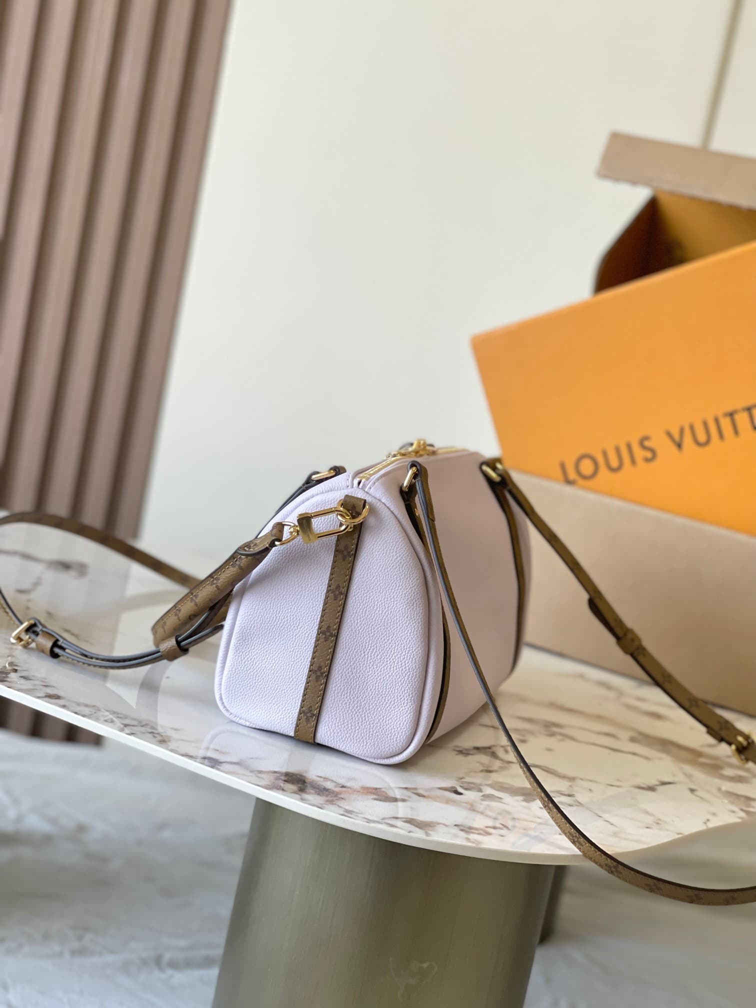 Louis Vuitton Express PM handbag in lilac calfskin leather M27275 TOP