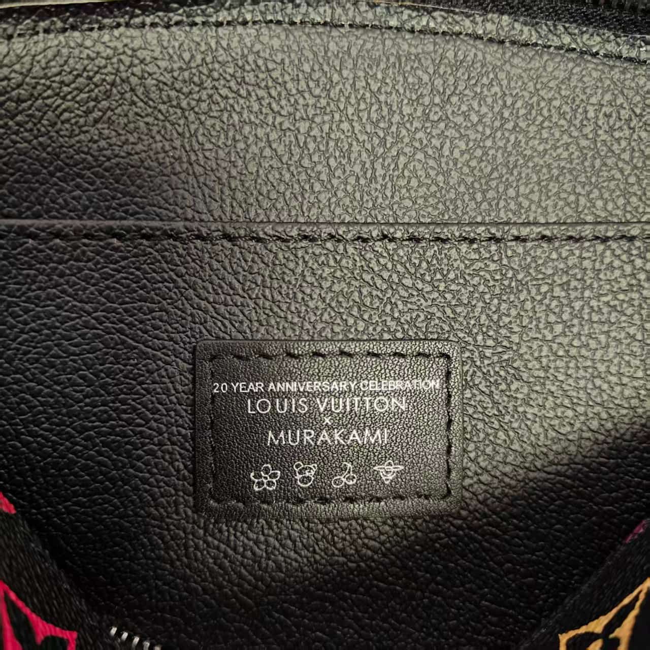 Louis Vuitton COSMETIC POUCH PM x Murakami M13744 Black High